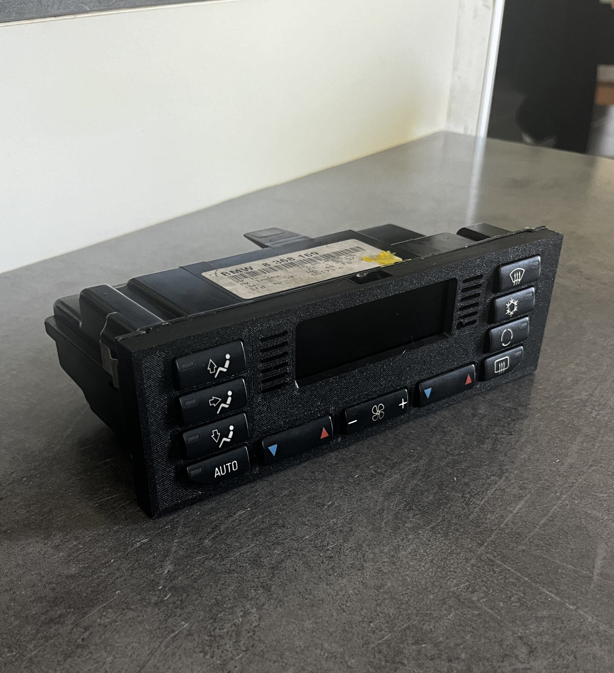 Kit façade Double DIN BMW E36 avec délocalisation de la climatisation (vue 3)