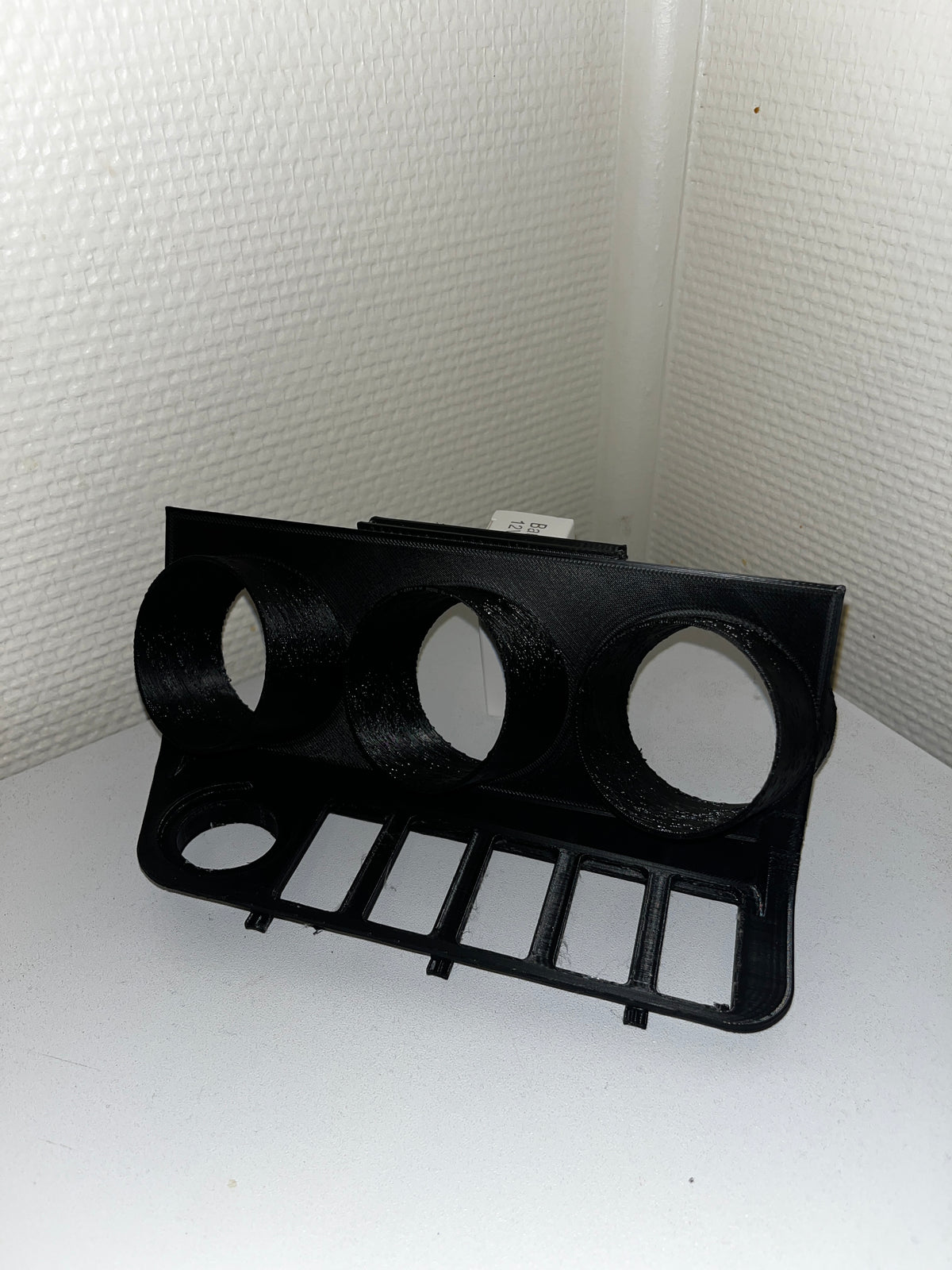 Support 3 manomètres 52 mm BMW E36 en remplacement du vide-poche