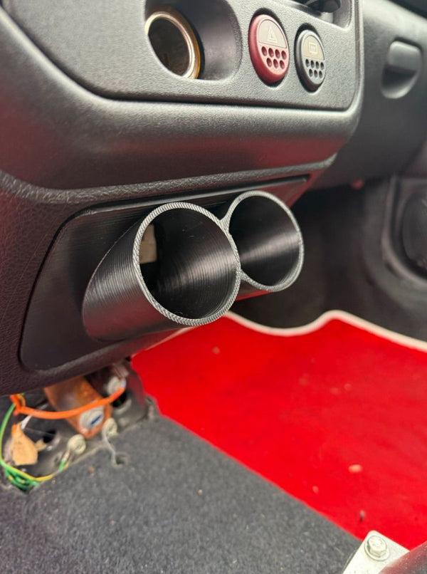 Support 2 ou 3 manomètres 52 mm Peugeot 106 — Phase 1 & 2