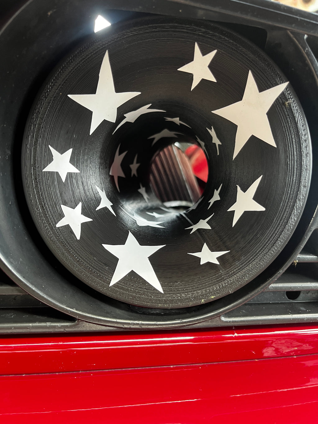Prise d'air d'admission 76 mm BMW E30 imprimée en 3D (vue 7)